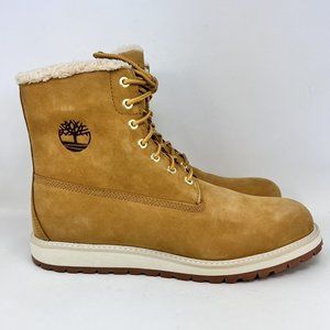 Timberland 6" Richmond Ridge Fur Waterproof Boot Wheat Nubuck Men’s Size 10